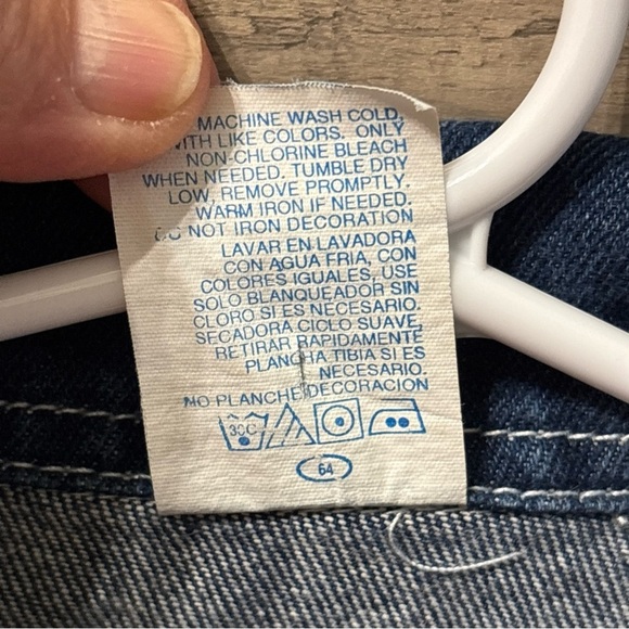 VINTAGE PRE OWNED PEANUTS BABY SNOOPY CONSTRUCTION DENIM JACKET 18 MONTHS - Picture 12 of 16